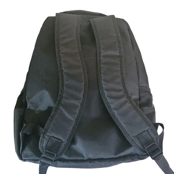 Bushnell Standard Backpack Padded Interior Multi Pockets Black Canvas White Logo main image 13